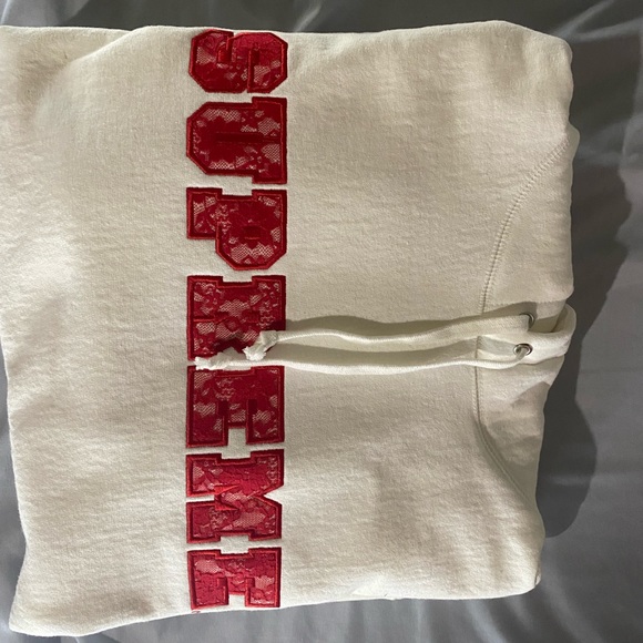 lace logo supreme hoodie - Picture 5 of 5